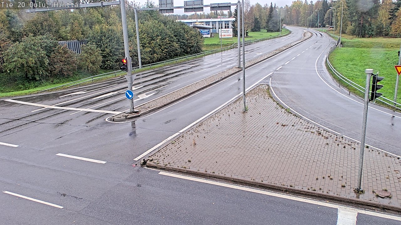 Weather Camera Image Väg 20 Uleåborg, Hintta, Oulu, Pohjois-Pohjanmaa