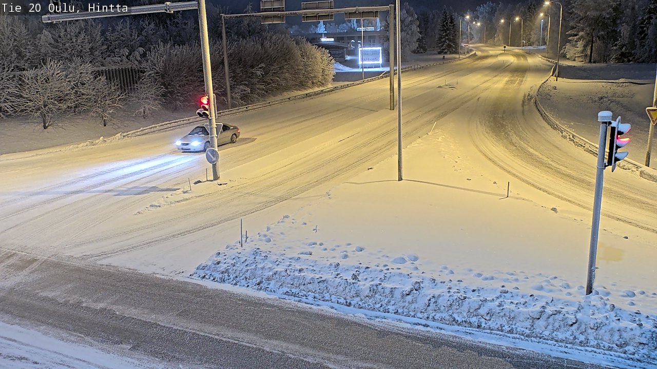 Weather Camera Image Road 20 Oulu, Hintta, Oulu, Pohjois-Pohjanmaa