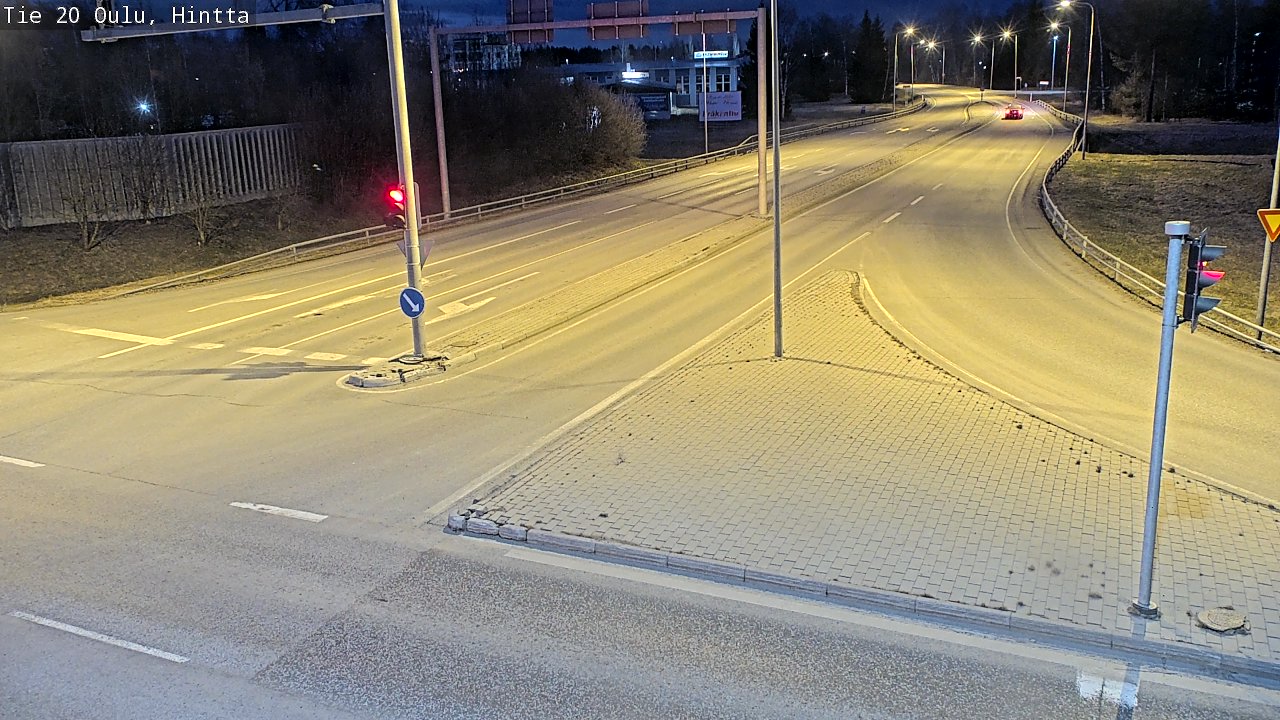 Weather Camera Image Road 20 Oulu, Hintta, Oulu, Pohjois-Pohjanmaa