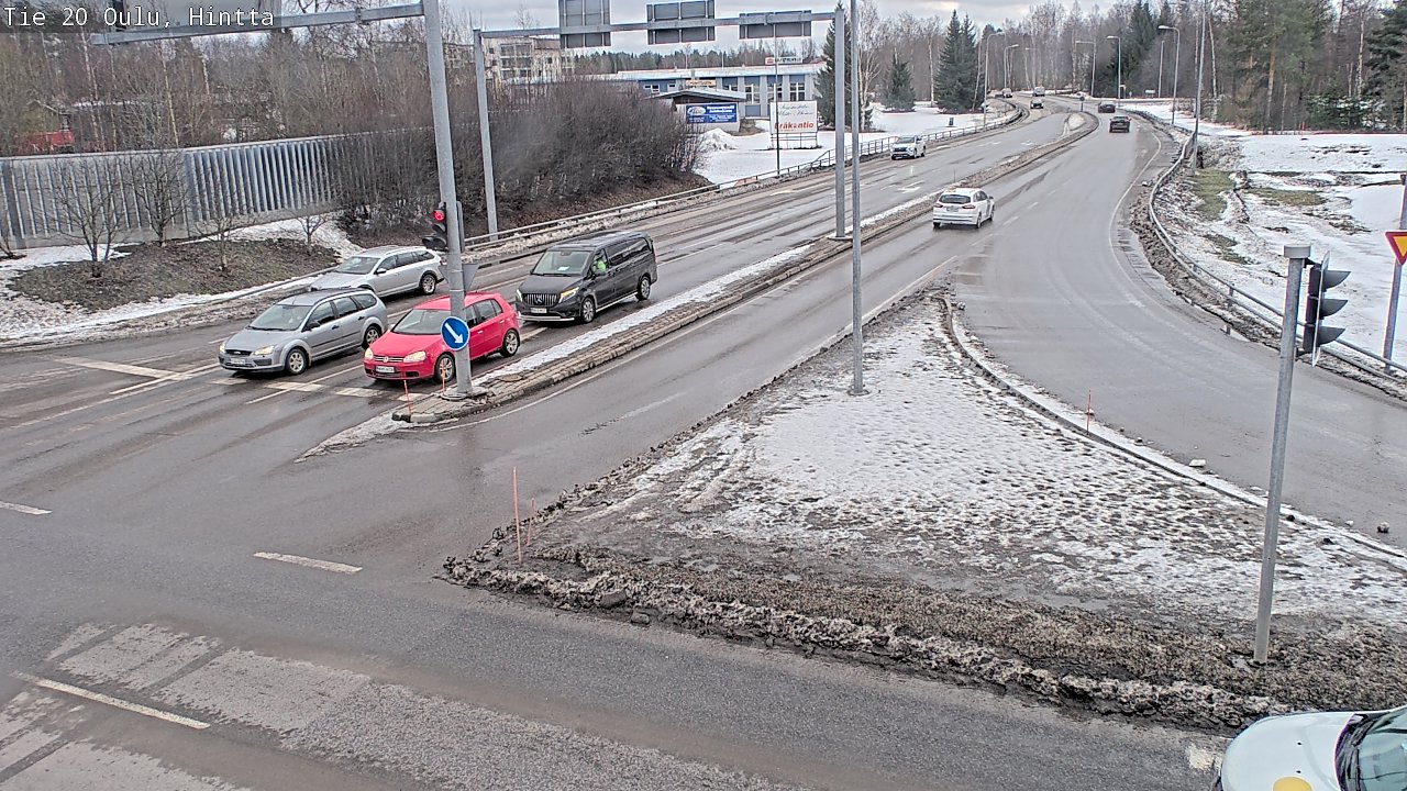Weather Camera Image Road 20 Oulu, Hintta, Oulu, Pohjois-Pohjanmaa