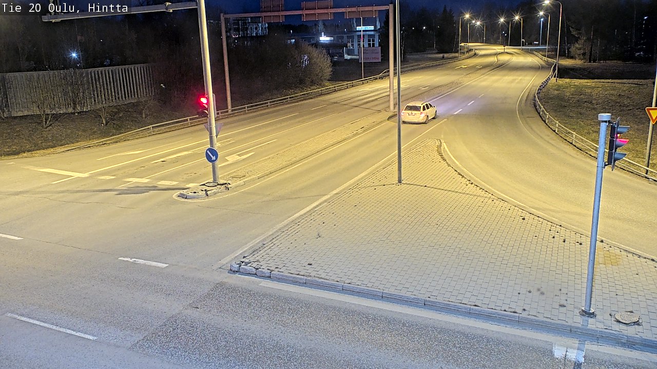 Weather Camera Image Road 20 Oulu, Hintta, Oulu, Pohjois-Pohjanmaa