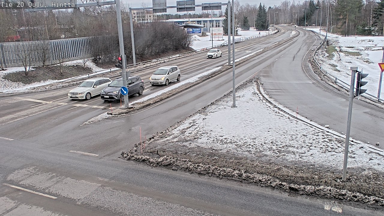 Weather Camera Image Road 20 Oulu, Hintta, Oulu, Pohjois-Pohjanmaa