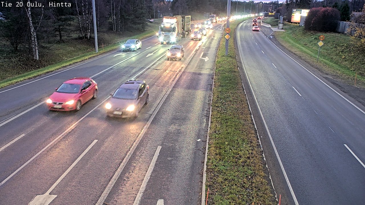 Kelikamerat Kuva Tie 20 Oulu, Hintta, Oulu, Pohjois-Pohjanmaa