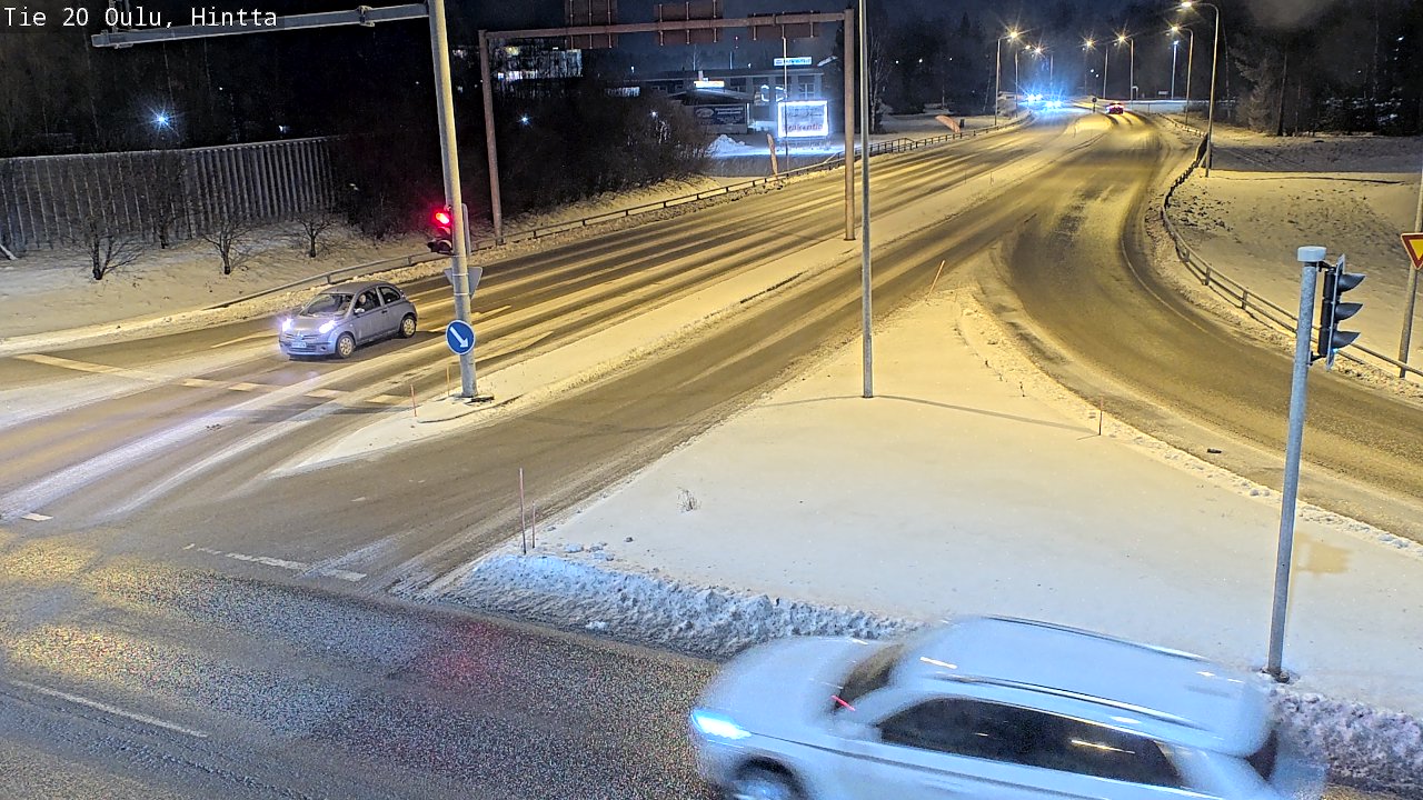 Weather Camera Image Väg 20 Uleåborg, Hintta, Oulu, Pohjois-Pohjanmaa