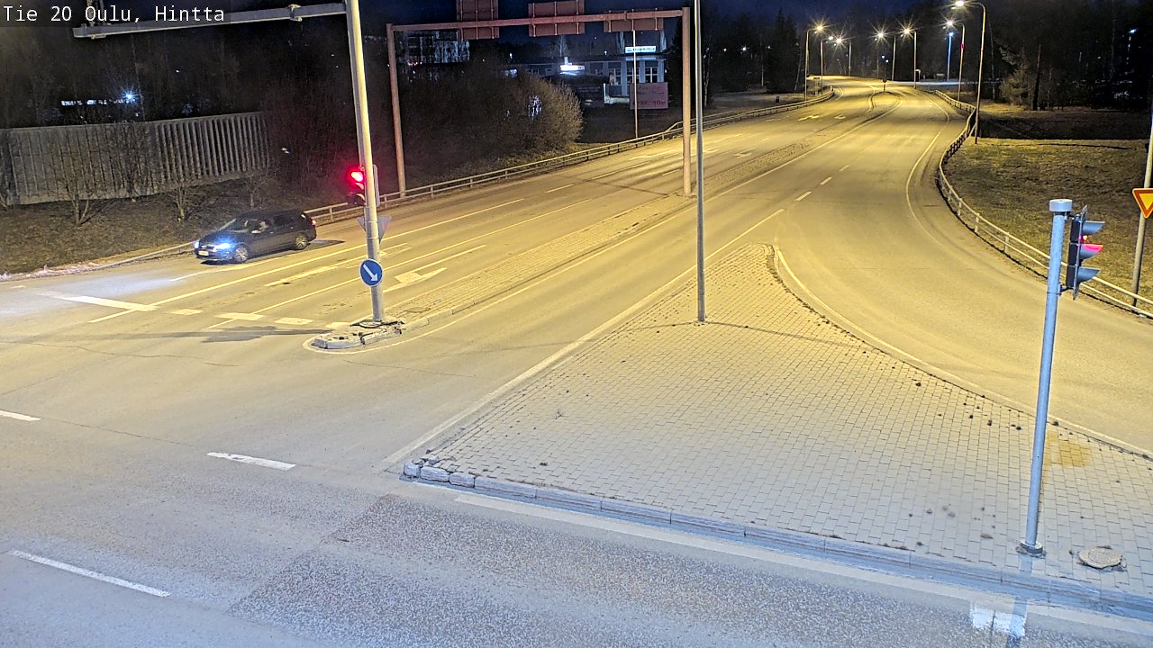 Weather Camera Image Road 20 Oulu, Hintta, Oulu, Pohjois-Pohjanmaa
