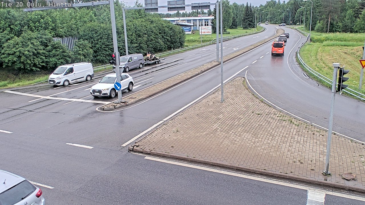 Weather Camera Image Road 20 Oulu, Hintta, Oulu, Pohjois-Pohjanmaa