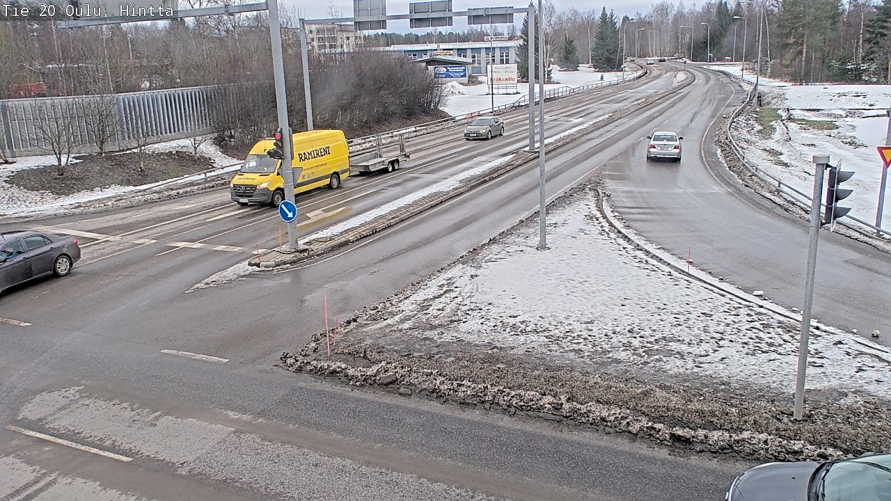 Weather Camera Image Road 20 Oulu, Hintta, Oulu, Pohjois-Pohjanmaa
