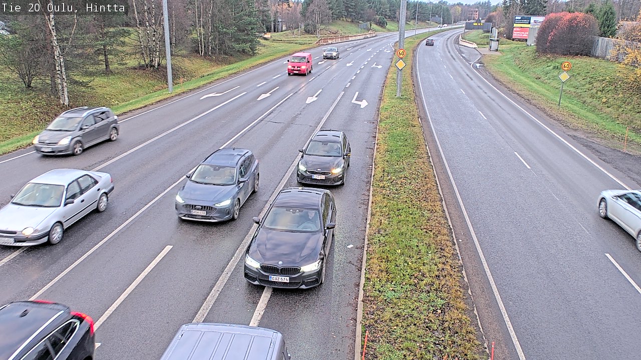 Kelikamerat Kuva Tie 20 Oulu, Hintta, Oulu, Pohjois-Pohjanmaa
