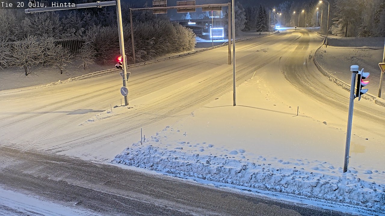 Weather Camera Image Road 20 Oulu, Hintta, Oulu, Pohjois-Pohjanmaa