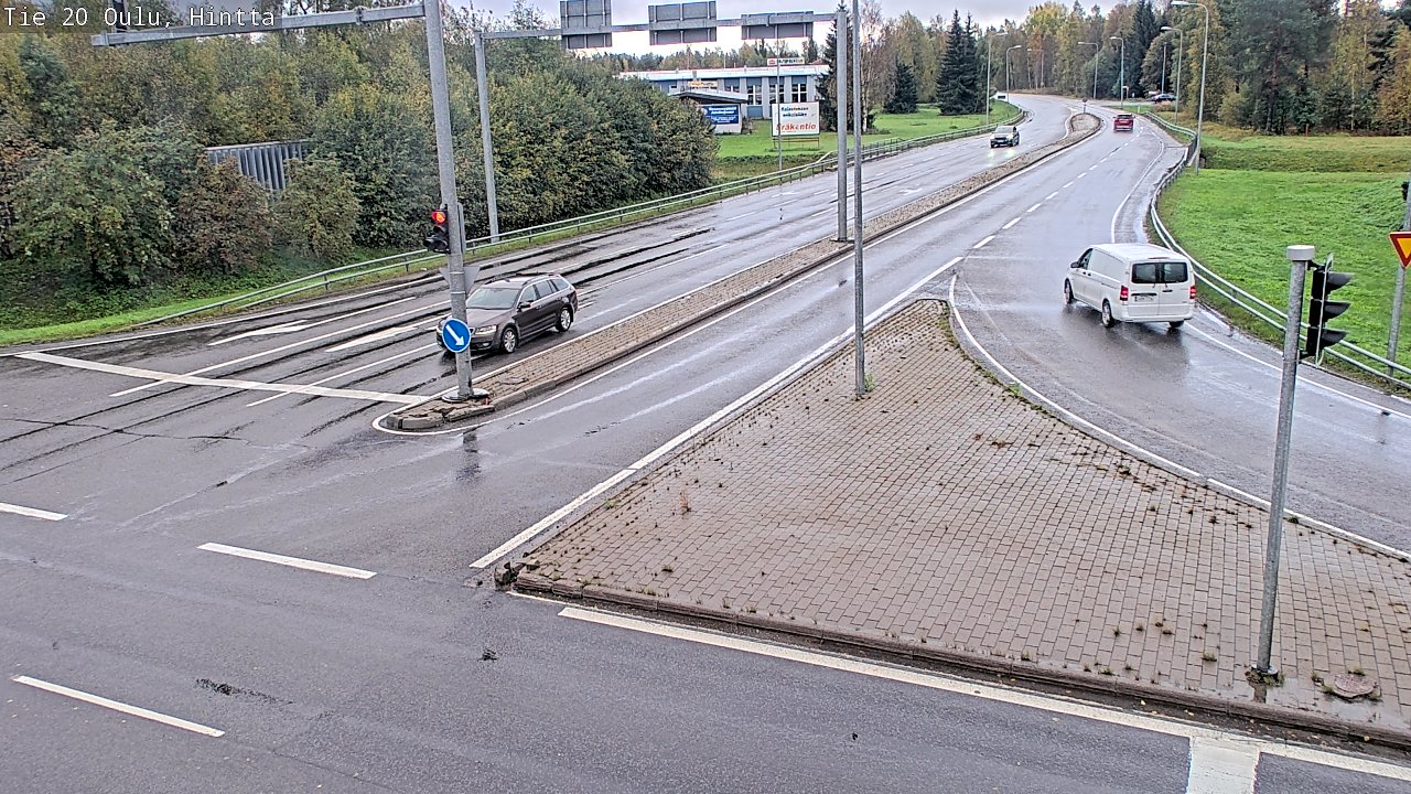 Weather Camera Image Road 20 Oulu, Hintta, Oulu, Pohjois-Pohjanmaa