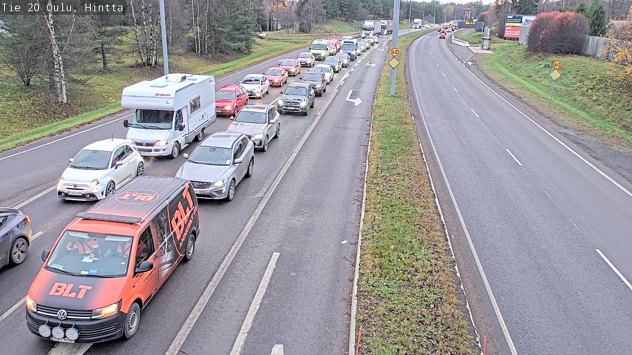 Kelikamerat Kuva Tie 20 Oulu, Hintta, Oulu, Pohjois-Pohjanmaa