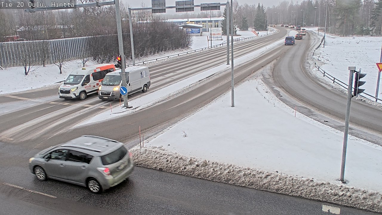 Weather Camera Image Road 20 Oulu, Hintta, Oulu, Pohjois-Pohjanmaa