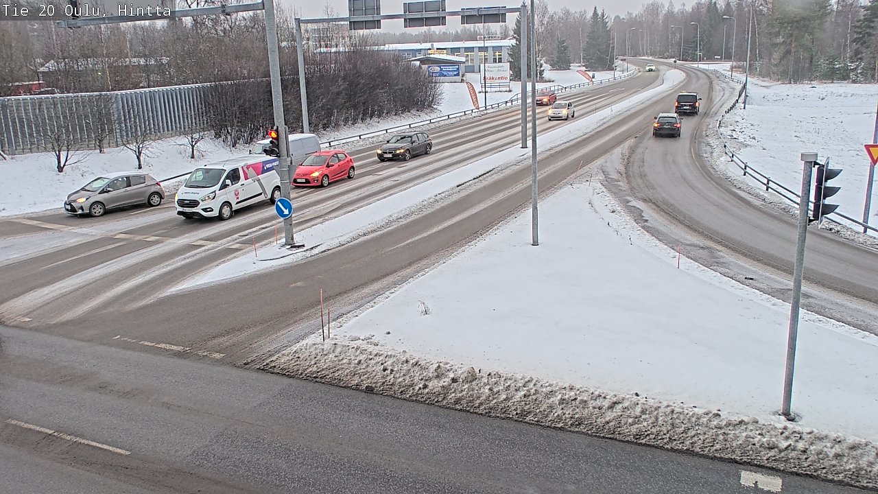 Weather Camera Image Road 20 Oulu, Hintta, Oulu, Pohjois-Pohjanmaa