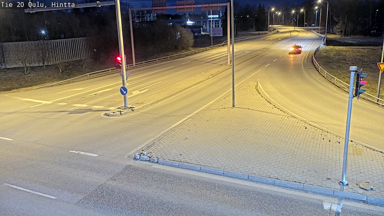 Weather Camera Image Road 20 Oulu, Hintta, Oulu, Pohjois-Pohjanmaa