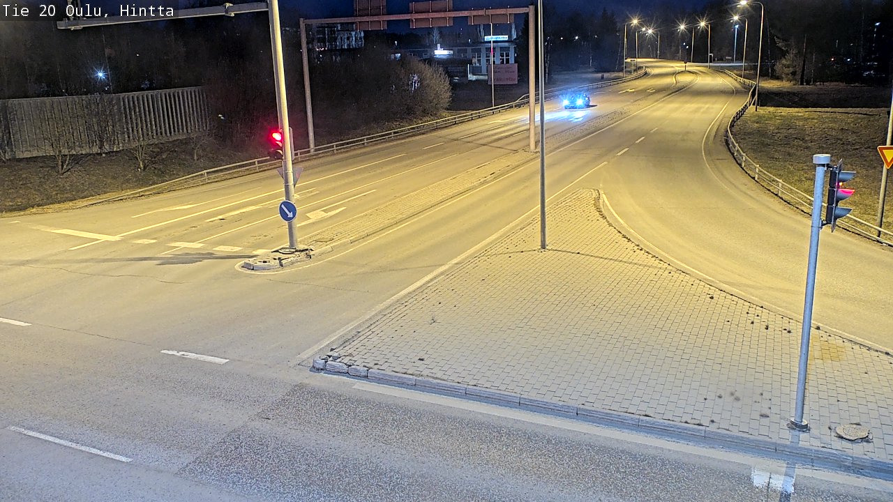 Weather Camera Image Road 20 Oulu, Hintta, Oulu, Pohjois-Pohjanmaa