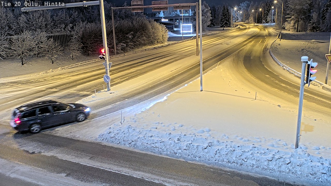 Weather Camera Image Väg 20 Uleåborg, Hintta, Oulu, Pohjois-Pohjanmaa