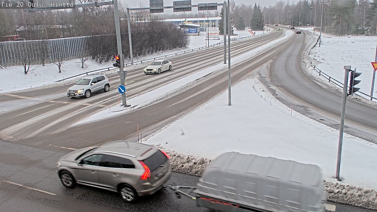 Weather Camera Image Road 20 Oulu, Hintta, Oulu, Pohjois-Pohjanmaa