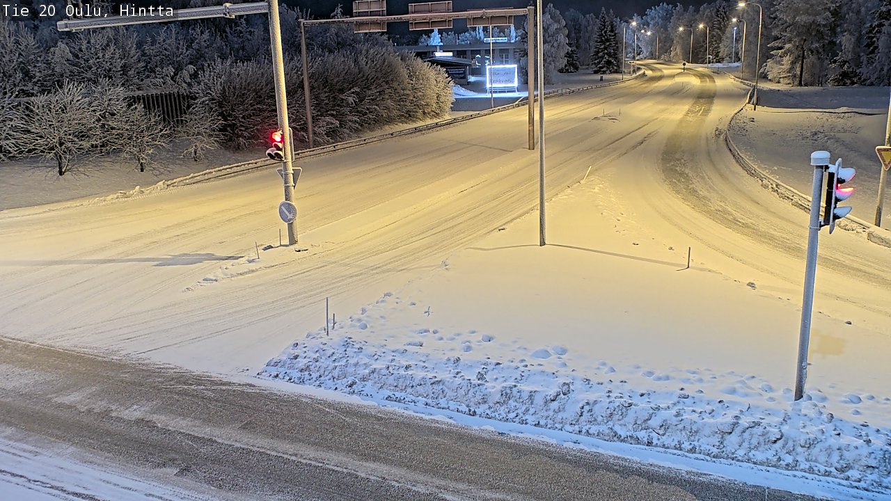 Weather Camera Image Road 20 Oulu, Hintta, Oulu, Pohjois-Pohjanmaa