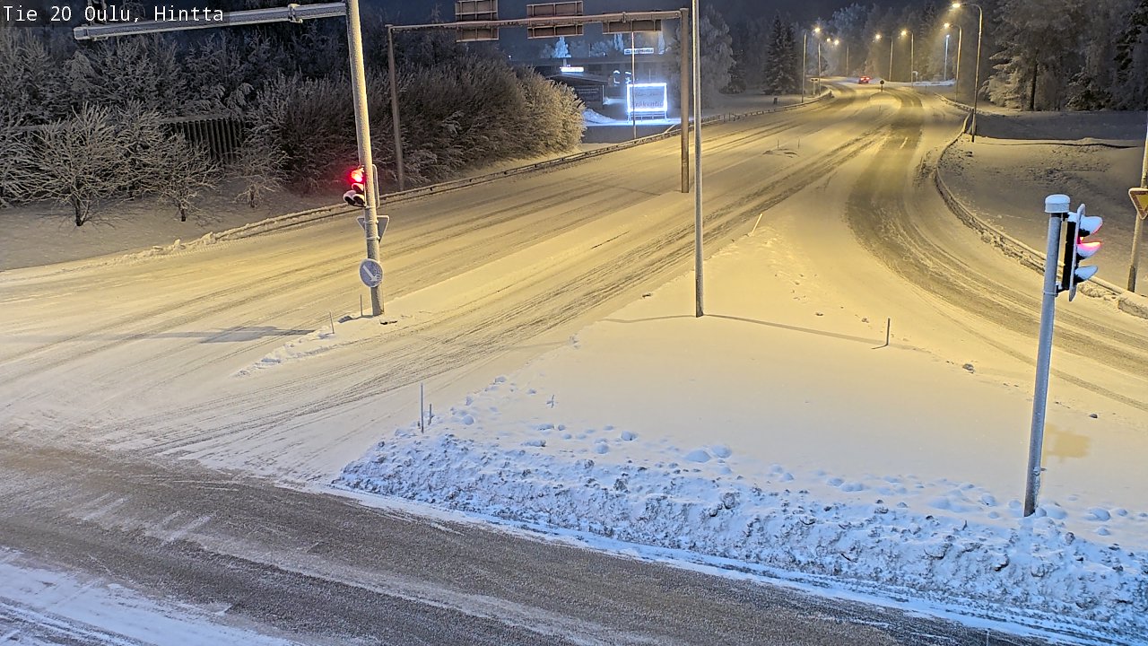 Weather Camera Image Road 20 Oulu, Hintta, Oulu, Pohjois-Pohjanmaa