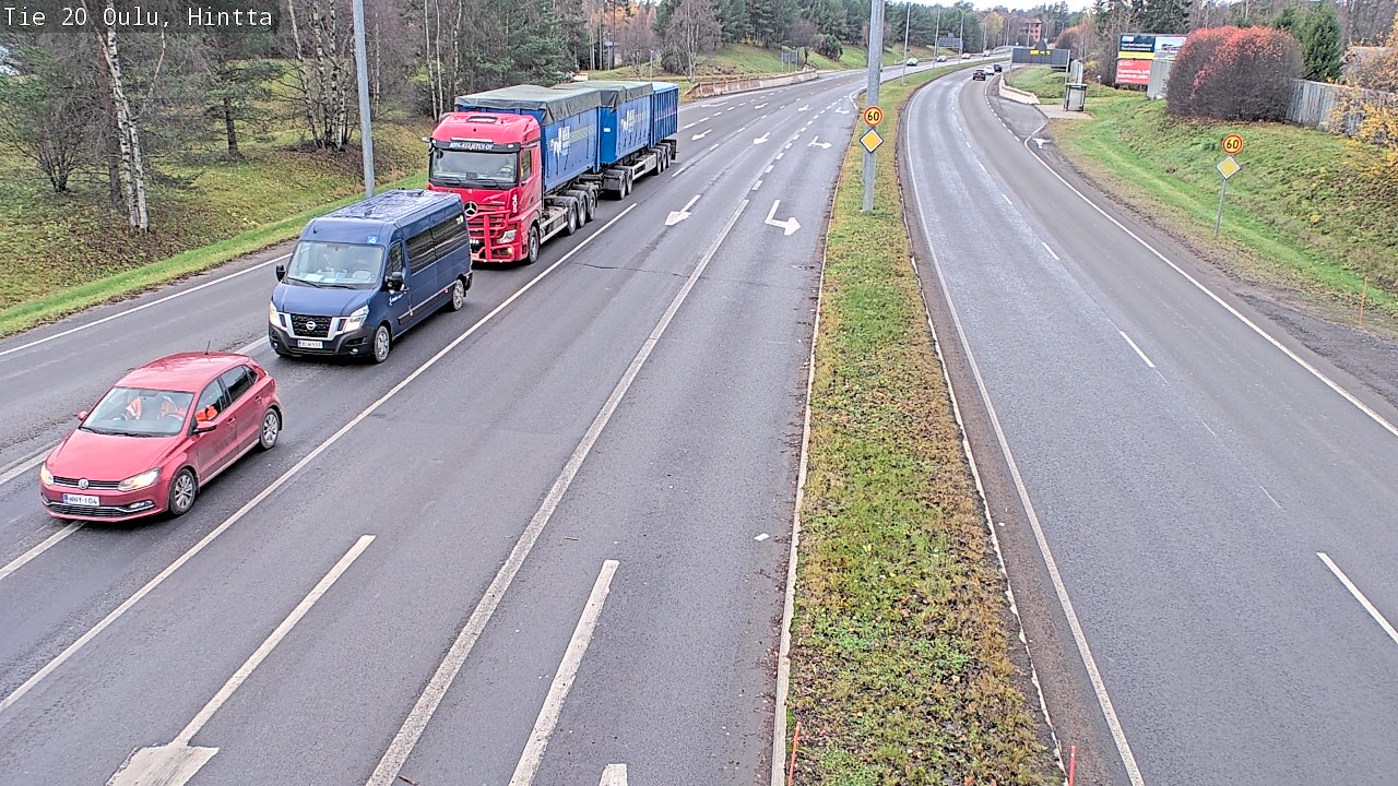 Kelikamerat Kuva Tie 20 Oulu, Hintta, Oulu, Pohjois-Pohjanmaa