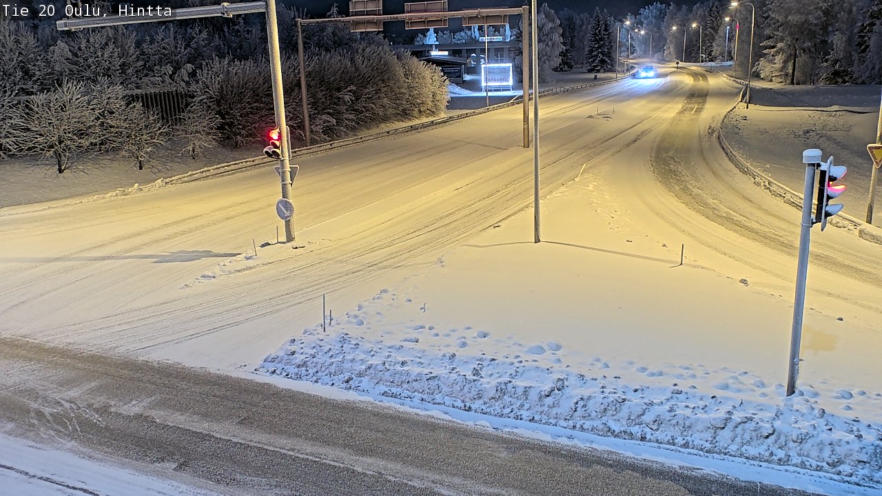 Weather Camera Image Road 20 Oulu, Hintta, Oulu, Pohjois-Pohjanmaa