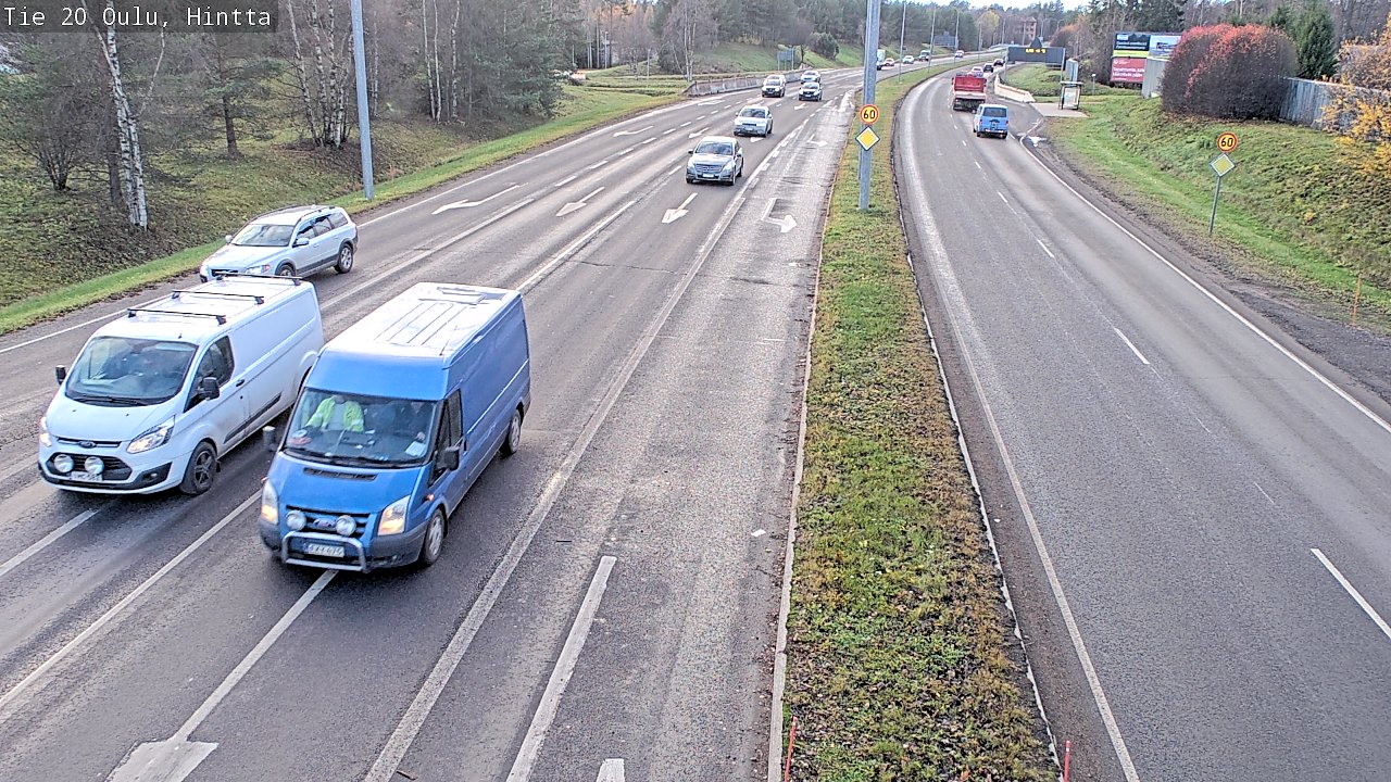 Kelikamerat Kuva Tie 20 Oulu, Hintta, Oulu, Pohjois-Pohjanmaa
