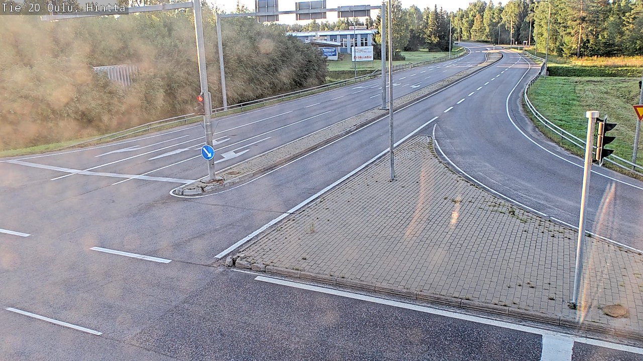 Weather Camera Image Väg 20 Uleåborg, Hintta, Oulu, Pohjois-Pohjanmaa