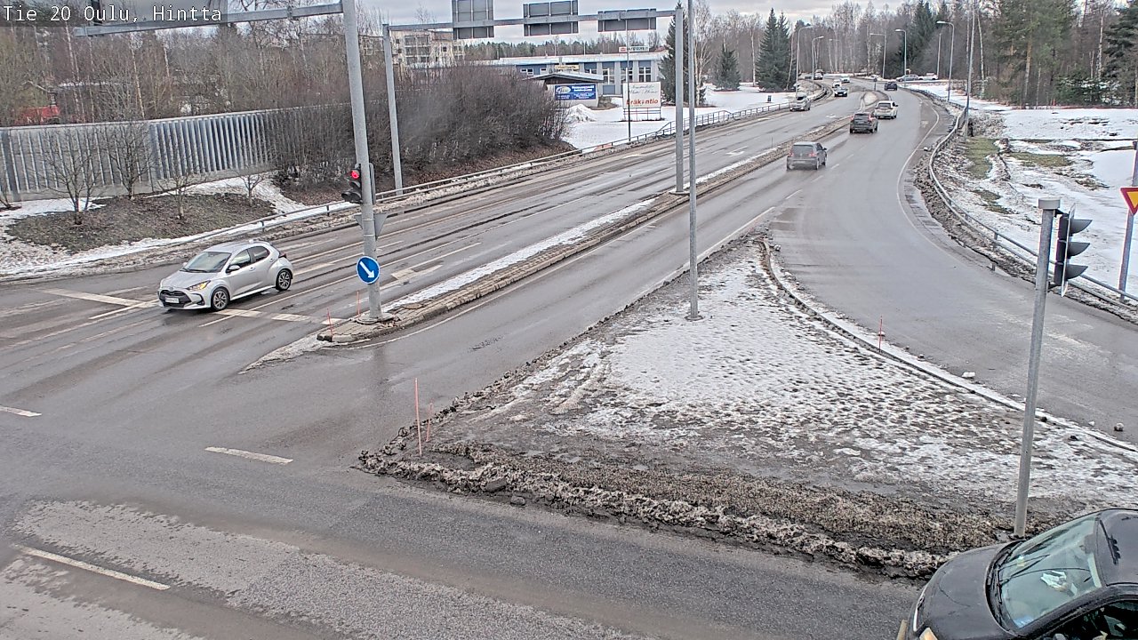 Weather Camera Image Road 20 Oulu, Hintta, Oulu, Pohjois-Pohjanmaa
