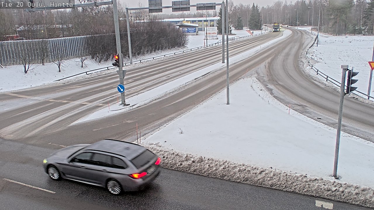 Weather Camera Image Road 20 Oulu, Hintta, Oulu, Pohjois-Pohjanmaa