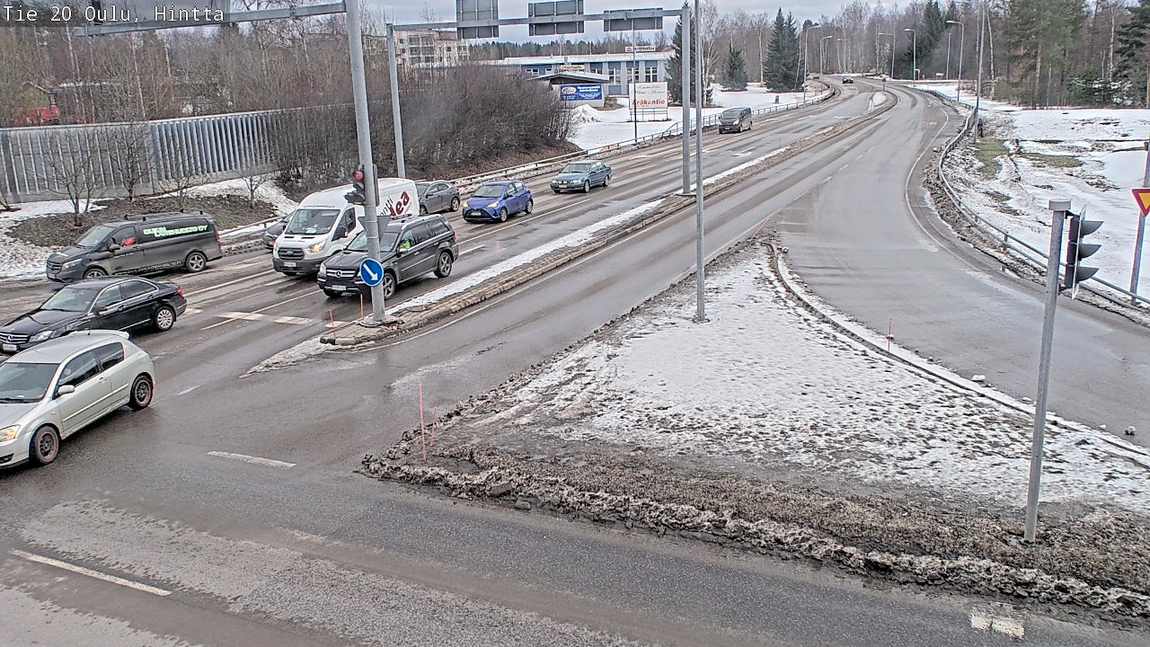 Weather Camera Image Road 20 Oulu, Hintta, Oulu, Pohjois-Pohjanmaa