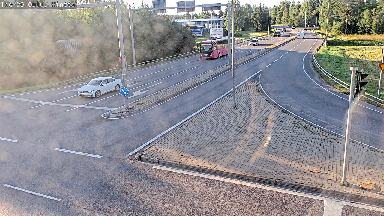 Weather Camera Image Väg 20 Uleåborg, Hintta, Oulu, Pohjois-Pohjanmaa
