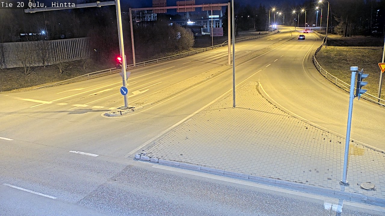 Weather Camera Image Road 20 Oulu, Hintta, Oulu, Pohjois-Pohjanmaa