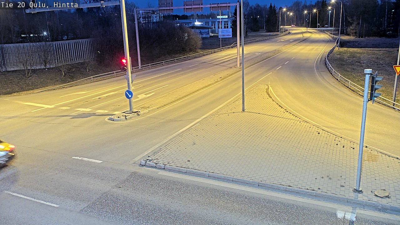 Weather Camera Image Road 20 Oulu, Hintta, Oulu, Pohjois-Pohjanmaa