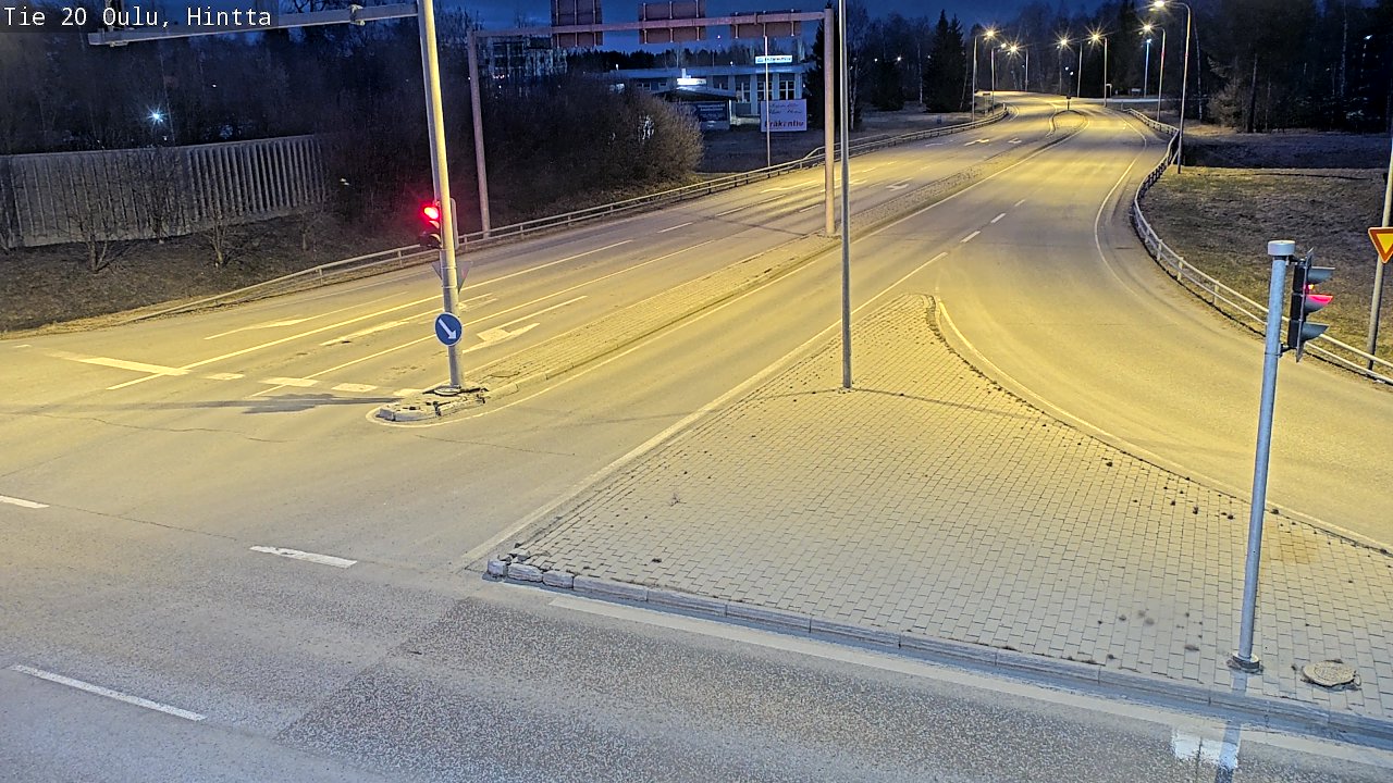 Weather Camera Image Road 20 Oulu, Hintta, Oulu, Pohjois-Pohjanmaa