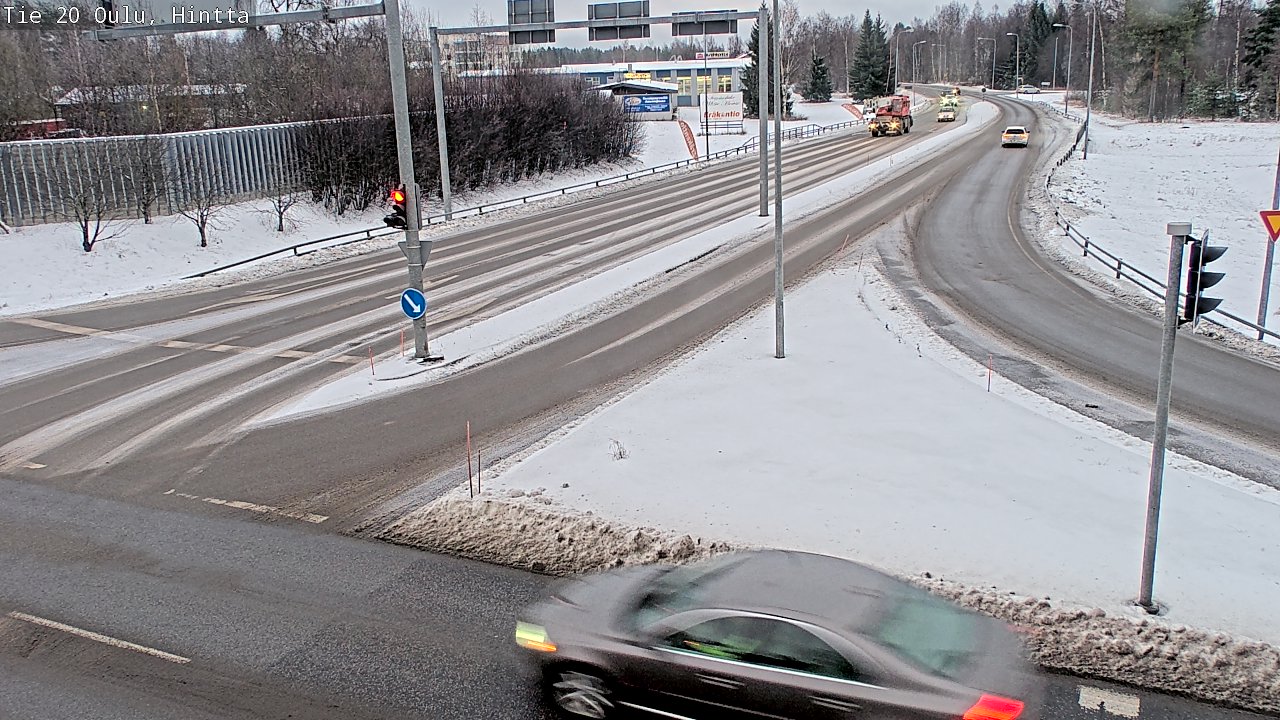 Weather Camera Image Väg 20 Uleåborg, Hintta, Oulu, Pohjois-Pohjanmaa