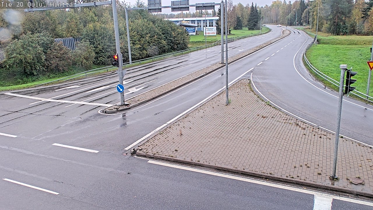 Weather Camera Image Väg 20 Uleåborg, Hintta, Oulu, Pohjois-Pohjanmaa