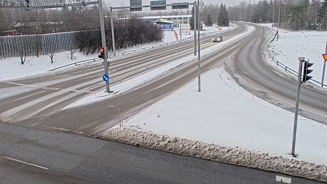 Weather Camera Image Road 20 Oulu, Hintta, Oulu, Pohjois-Pohjanmaa