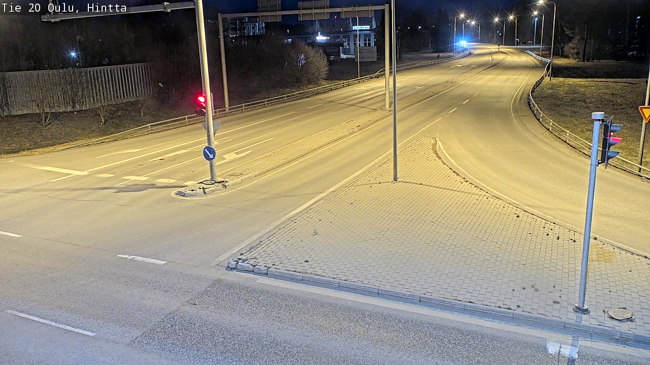 Weather Camera Image Road 20 Oulu, Hintta, Oulu, Pohjois-Pohjanmaa