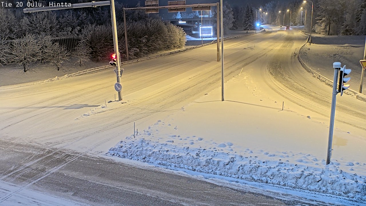 Weather Camera Image Road 20 Oulu, Hintta, Oulu, Pohjois-Pohjanmaa