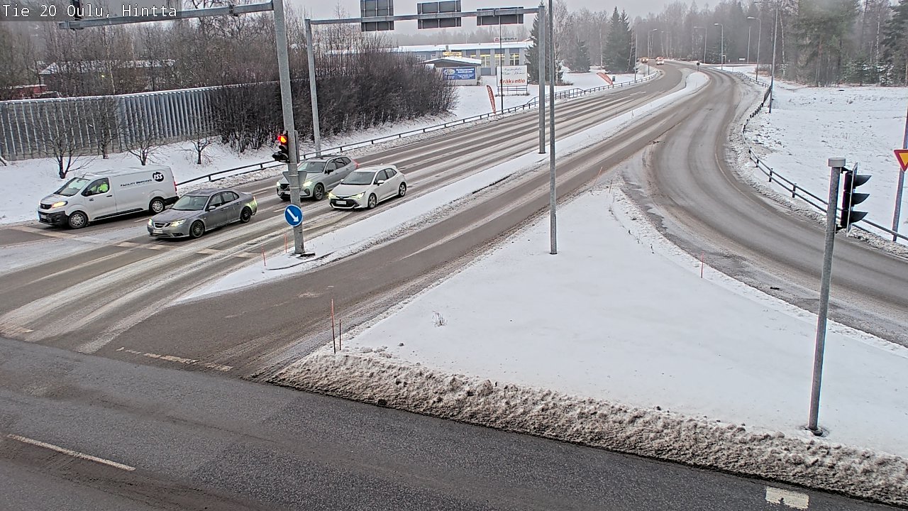 Weather Camera Image Road 20 Oulu, Hintta, Oulu, Pohjois-Pohjanmaa