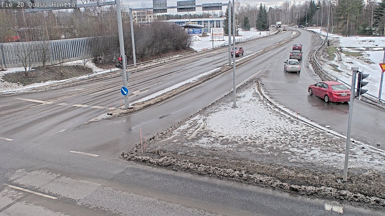 Weather Camera Image Road 20 Oulu, Hintta, Oulu, Pohjois-Pohjanmaa