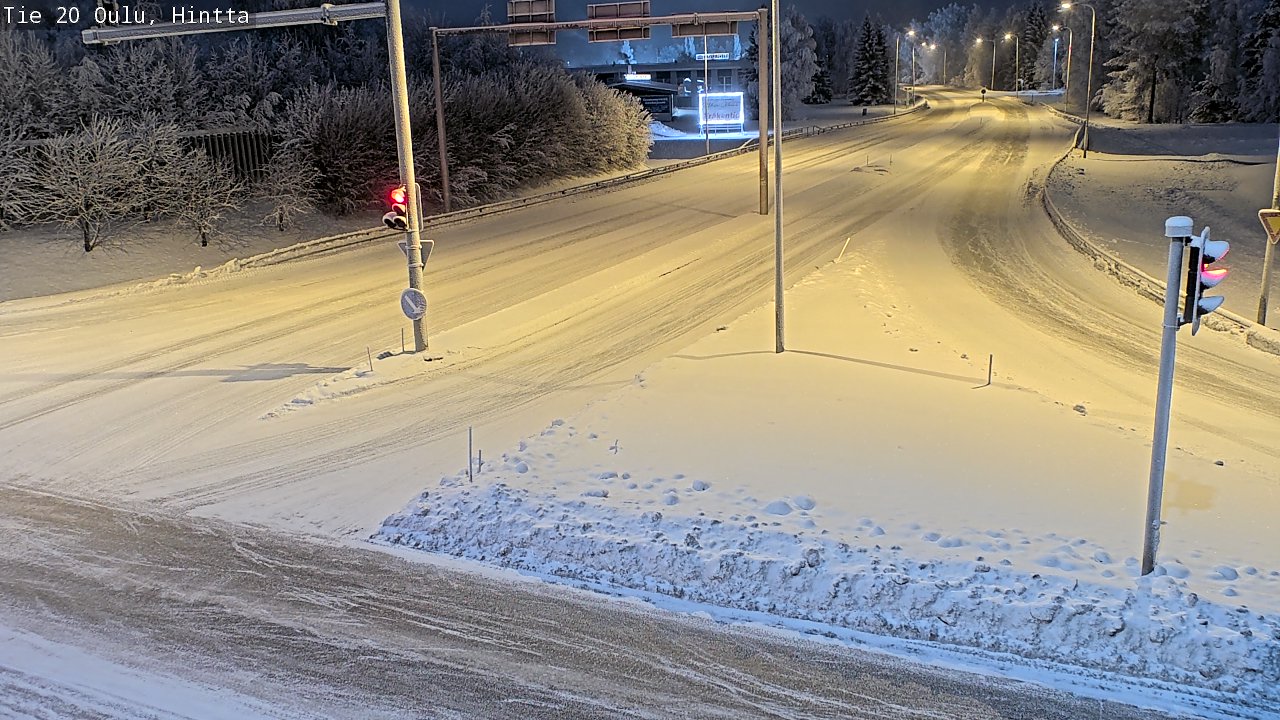Weather Camera Image Road 20 Oulu, Hintta, Oulu, Pohjois-Pohjanmaa