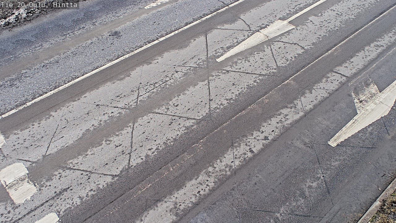 Weather Camera Image Väg 20 Uleåborg, Hintta, Oulu, Pohjois-Pohjanmaa