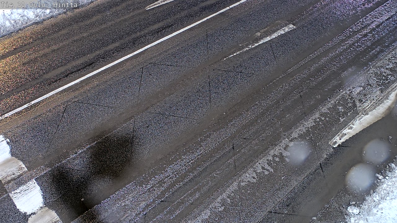 Weather Camera Image Väg 20 Uleåborg, Hintta, Oulu, Pohjois-Pohjanmaa