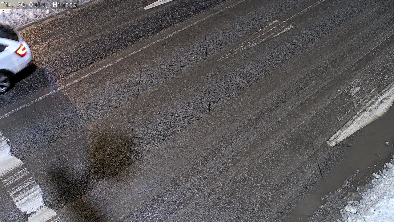 Weather Camera Image Väg 20 Uleåborg, Hintta, Oulu, Pohjois-Pohjanmaa