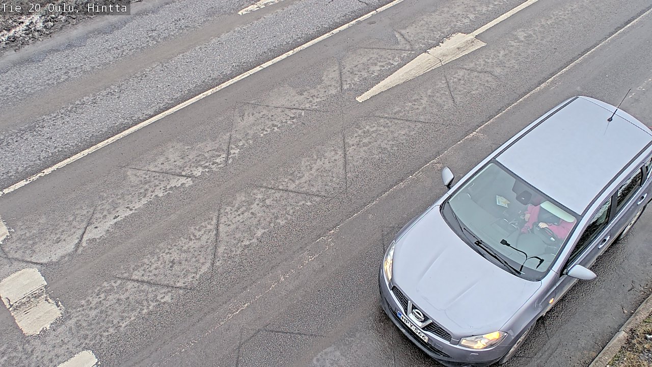 Weather Camera Image Road 20 Oulu, Hintta, Oulu, Pohjois-Pohjanmaa