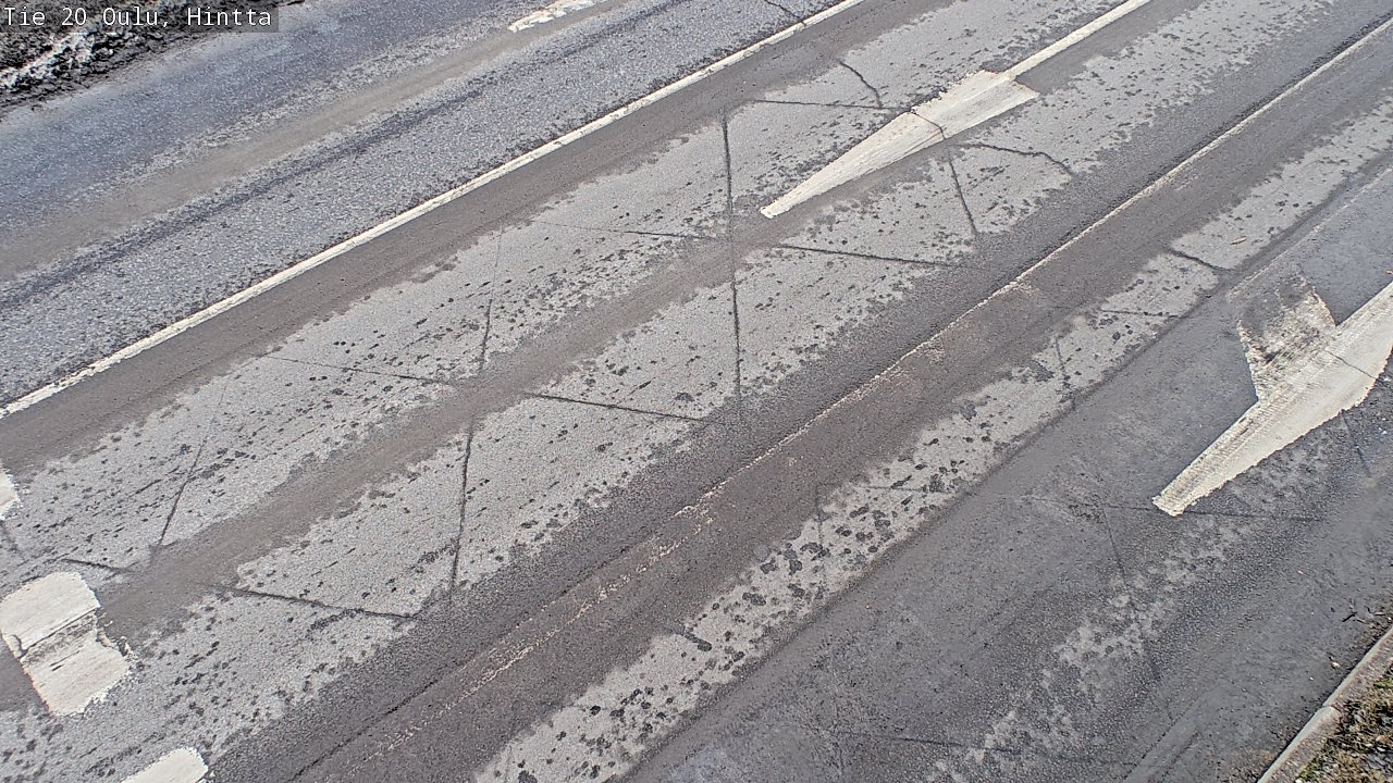 Weather Camera Image Väg 20 Uleåborg, Hintta, Oulu, Pohjois-Pohjanmaa