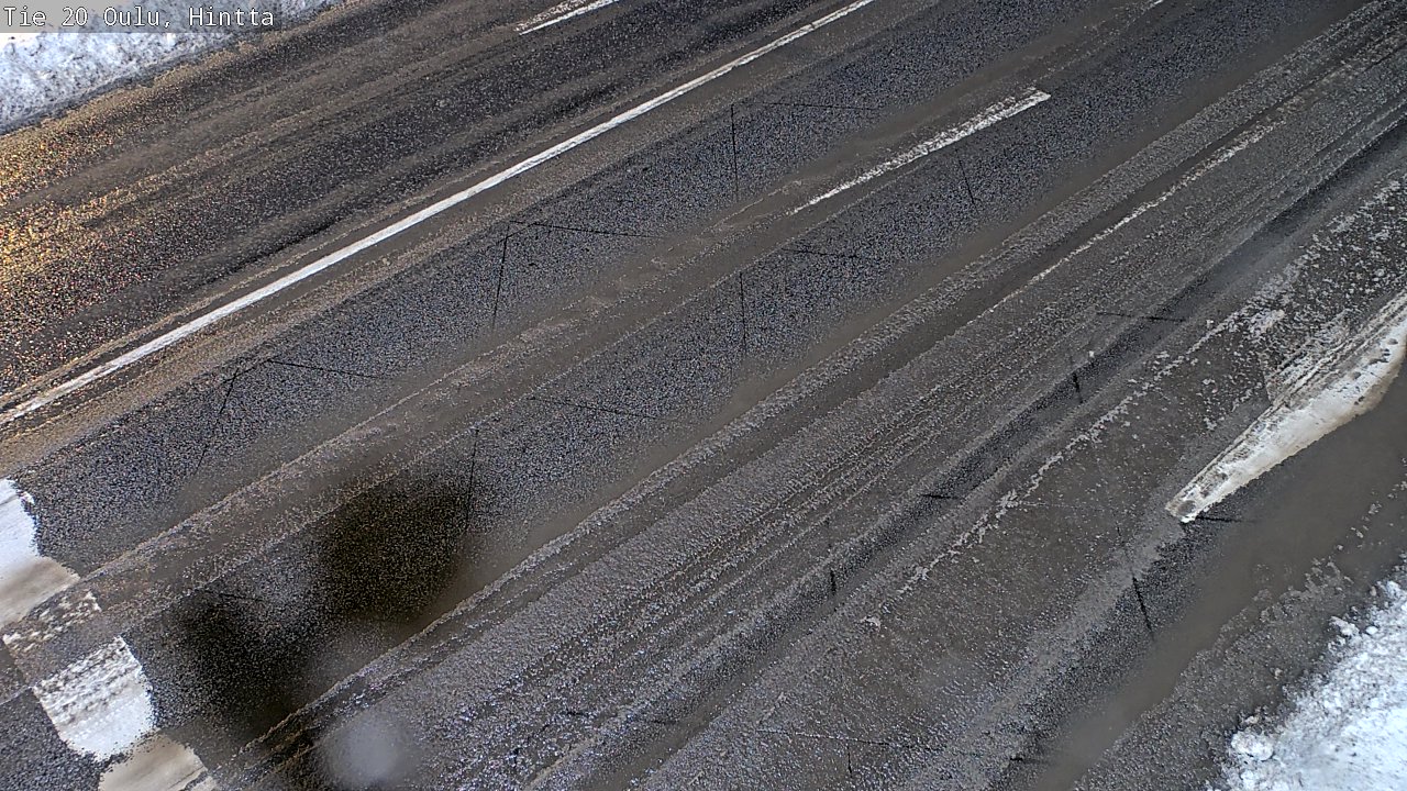 Weather Camera Image Väg 20 Uleåborg, Hintta, Oulu, Pohjois-Pohjanmaa