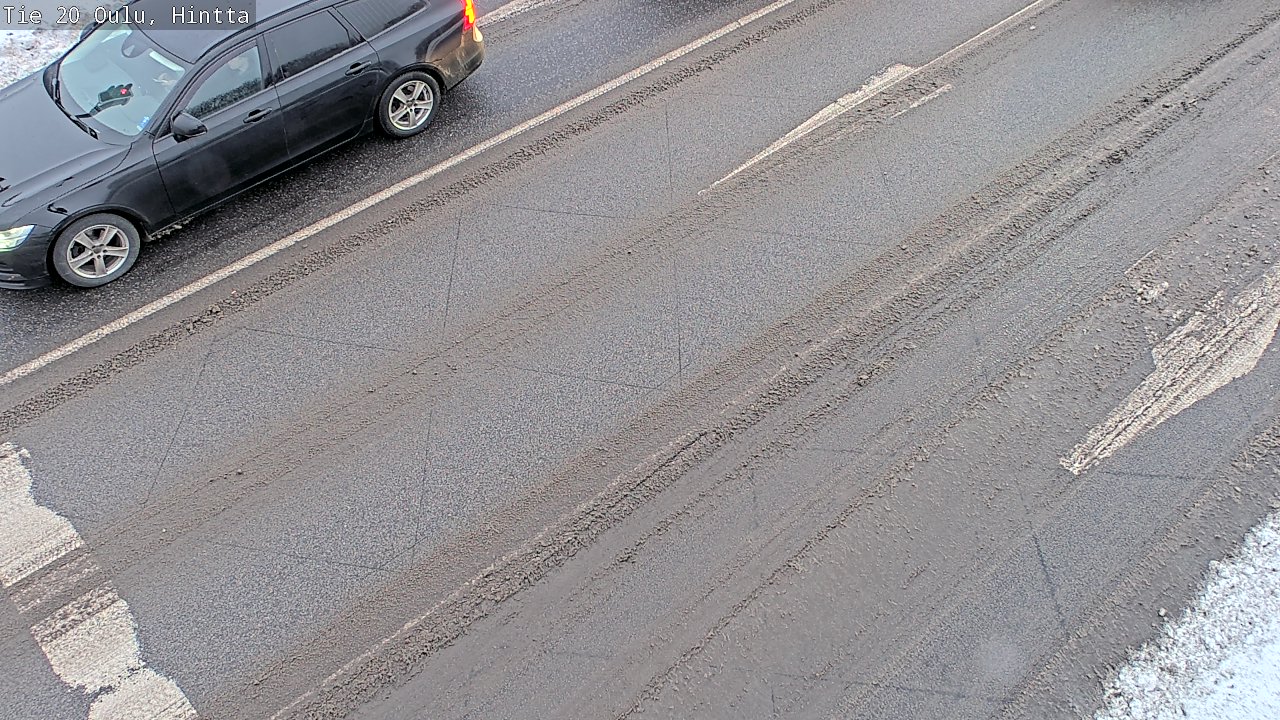 Weather Camera Image Väg 20 Uleåborg, Hintta, Oulu, Pohjois-Pohjanmaa