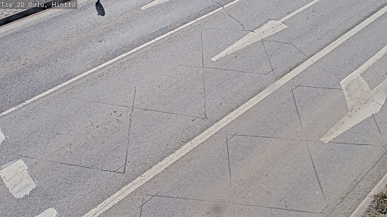 Weather Camera Image Road 20 Oulu, Hintta, Oulu, Pohjois-Pohjanmaa